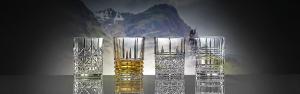 Verre Whisky cristal collection Highland coffret de 4