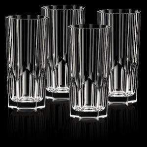 6 Verres long drink en cristal collection Aspen