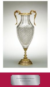 Cristal Bénito Vase Jarre dia rocaille n°10