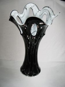 Vase Elancé Noir et blanc