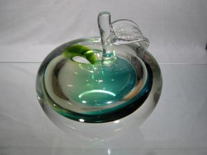 Vase Soliflore Pomme ronde Murano