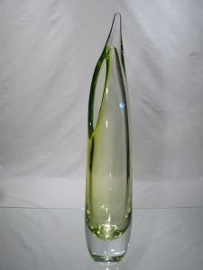 Vase Soliflore Feuille  Murano