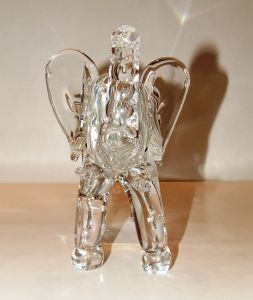 Eléphant transparent Murano 