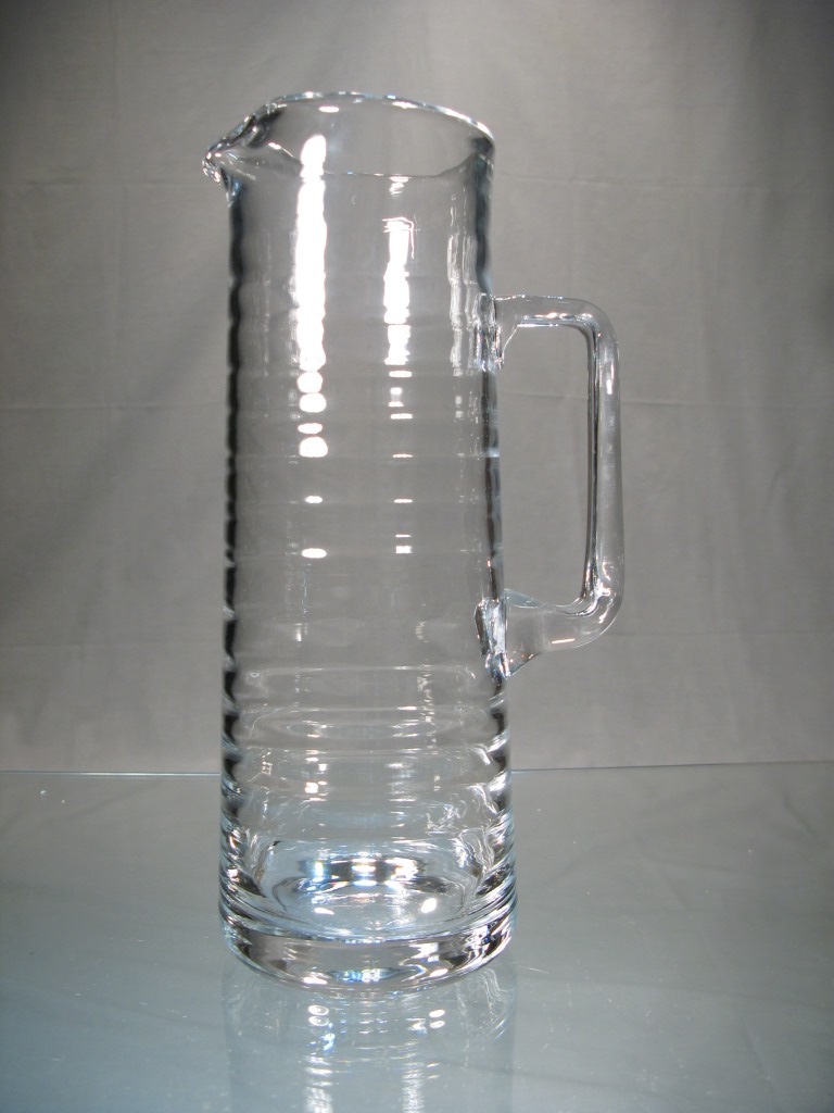 Carafe, Pichet à eau cannelure horizentale