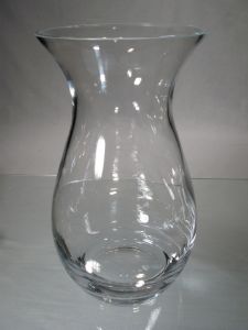 Vase transparent obu arrondit 