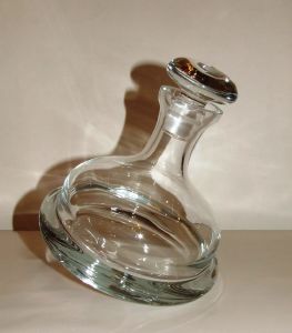 Carafe culbuto en cristal 