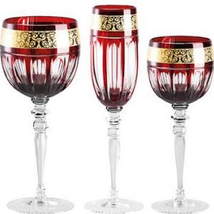 Versace Collection Verres Gala Prestige Médusa rouge 