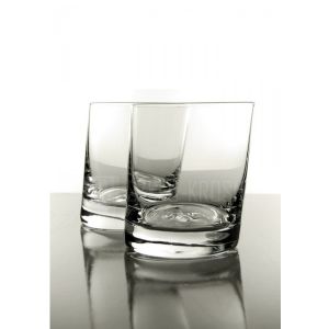 Coffret 6 Verres à whisky en cristal penchés 25 cl