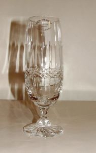 verre à bière en cristal de Bohème