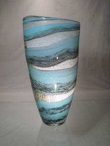 Vase Svaja bleu oasis whirlpool