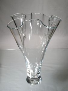 Vase Transparent Eventail 